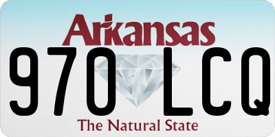 AR license plate 970LCQ