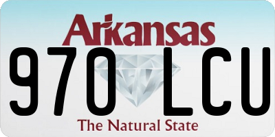 AR license plate 970LCU
