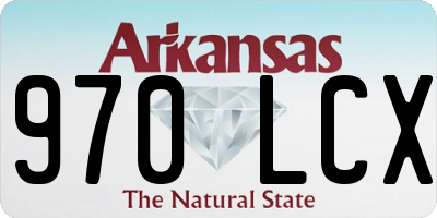 AR license plate 970LCX