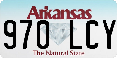 AR license plate 970LCY