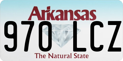 AR license plate 970LCZ