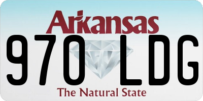 AR license plate 970LDG