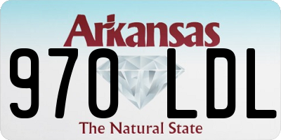 AR license plate 970LDL