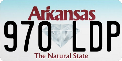 AR license plate 970LDP