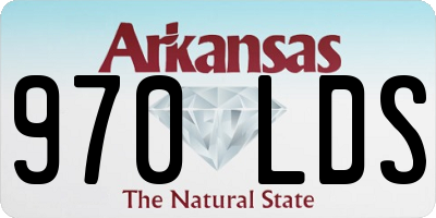 AR license plate 970LDS