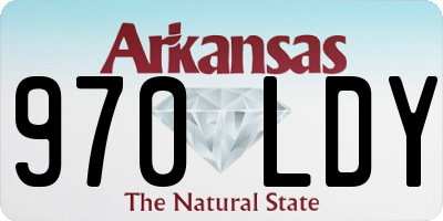 AR license plate 970LDY