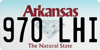 AR license plate 970LHI