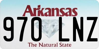 AR license plate 970LNZ