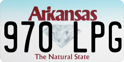 AR license plate 970LPG