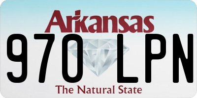 AR license plate 970LPN