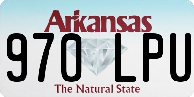 AR license plate 970LPU
