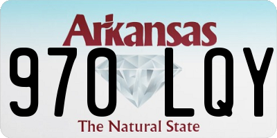 AR license plate 970LQY
