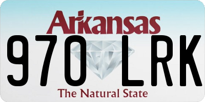 AR license plate 970LRK