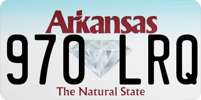 AR license plate 970LRQ