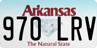 AR license plate 970LRV
