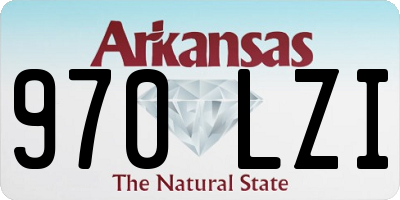 AR license plate 970LZI