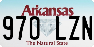 AR license plate 970LZN