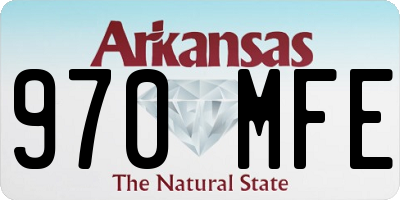 AR license plate 970MFE