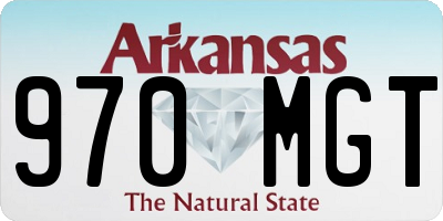 AR license plate 970MGT