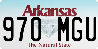 AR license plate 970MGU