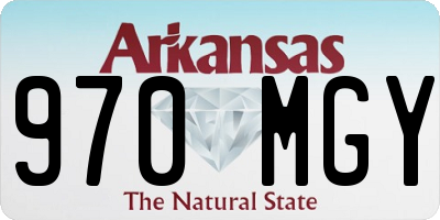 AR license plate 970MGY