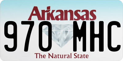 AR license plate 970MHC