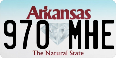 AR license plate 970MHE