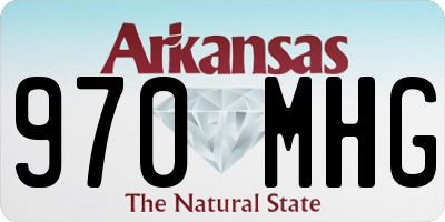 AR license plate 970MHG