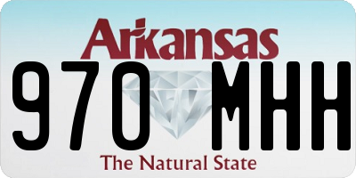AR license plate 970MHH