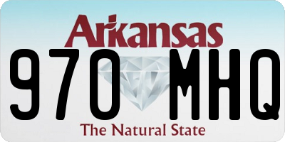 AR license plate 970MHQ