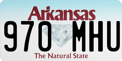 AR license plate 970MHU