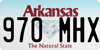 AR license plate 970MHX