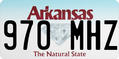 AR license plate 970MHZ