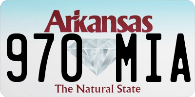 AR license plate 970MIA