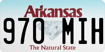AR license plate 970MIH