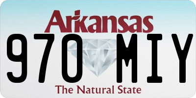 AR license plate 970MIY