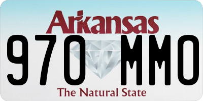 AR license plate 970MMO