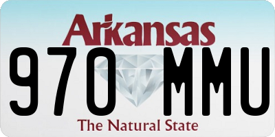 AR license plate 970MMU