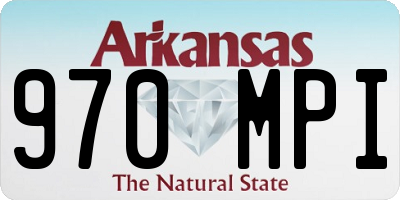 AR license plate 970MPI