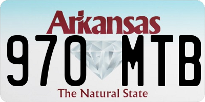 AR license plate 970MTB
