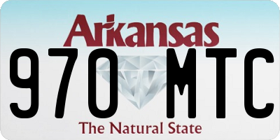 AR license plate 970MTC