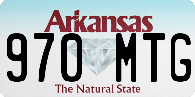 AR license plate 970MTG