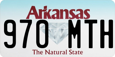 AR license plate 970MTH
