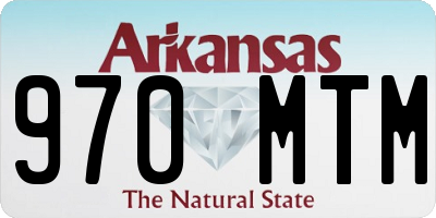 AR license plate 970MTM