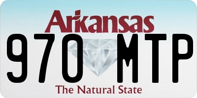 AR license plate 970MTP