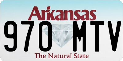 AR license plate 970MTV
