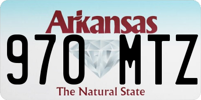 AR license plate 970MTZ