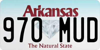 AR license plate 970MUD