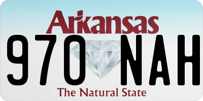 AR license plate 970NAH