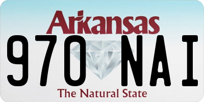 AR license plate 970NAI